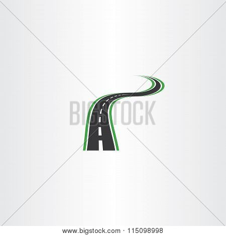 Highway Logo Vector Icon Autoroad Symbol Element