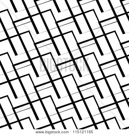 Grid, Mesh Seamless Pattern. Abstract Lattice, Grillage Background.