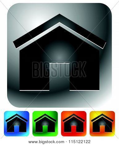 House Icons - Home, Apartment, Rent, Home, Homepage Or Housing Concepts.