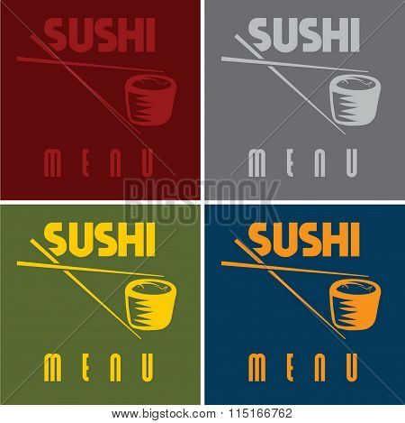 Suchi Menu Illustration