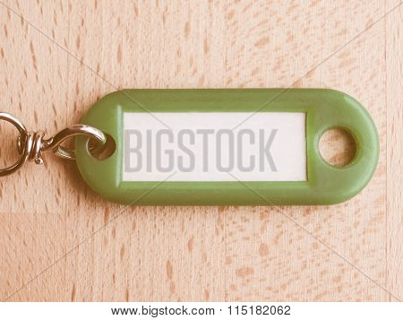 Green Keyring Vintage