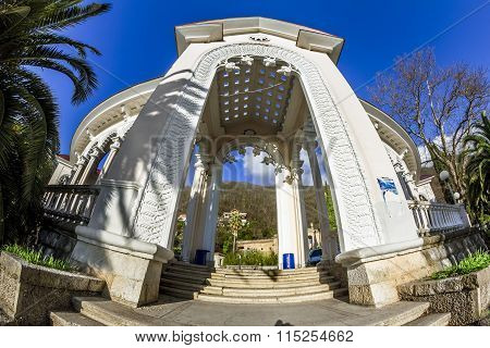 The Colonnade And The Embankment In Gagra , Abkhazia, Caucasus