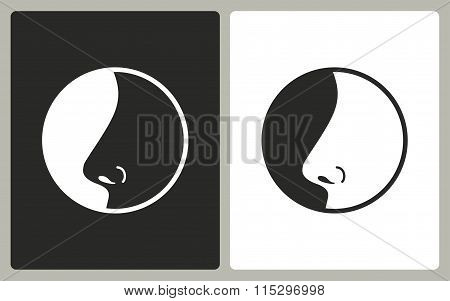 Nose  - Vector Icon.