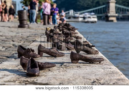 Shoes On The Danube, A Monument To Hungarian Jews Shot In The Second World War