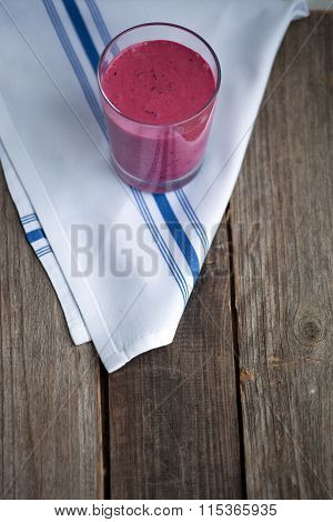 Smoothie With Black Currant