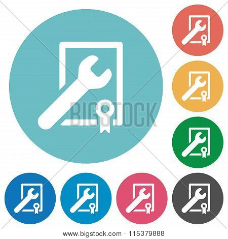 Flat Award Winning Support Icons