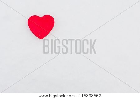 Hearts on the snow