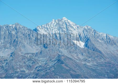 Peak Of The Chugush Mountain.