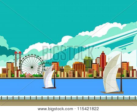 Modern City Landscape