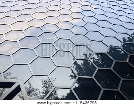 Hexagonal Building Facade