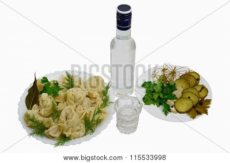 Vodka And Snack Dumplings