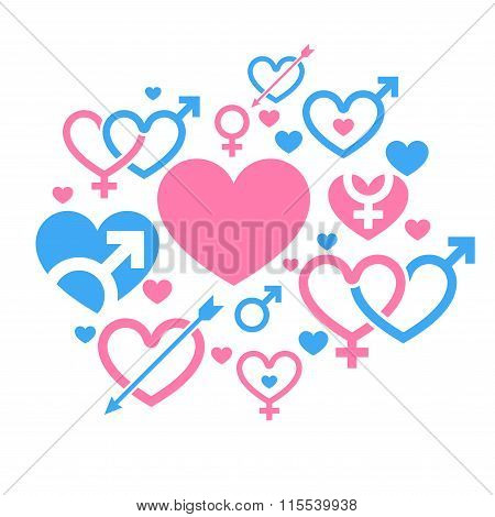 Heart. Valentine's Day