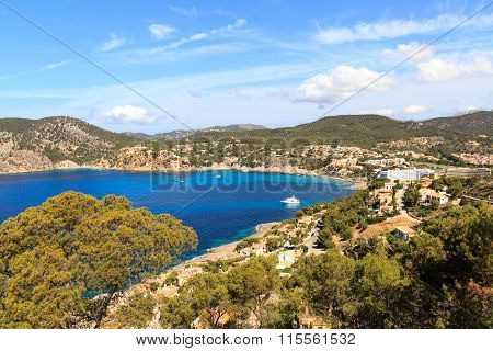 Bay of Camp de Mar in Majorca Spain