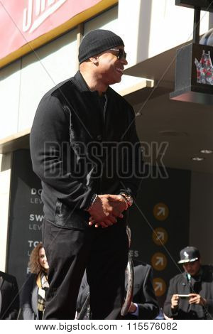 LOS ANGELES - JAN 21:  LL Cool J at the LL Cool J Hollywood Walk of Fame Ceremony at the Hollywood and Highland on January 21, 2016 in Los Angeles, CA