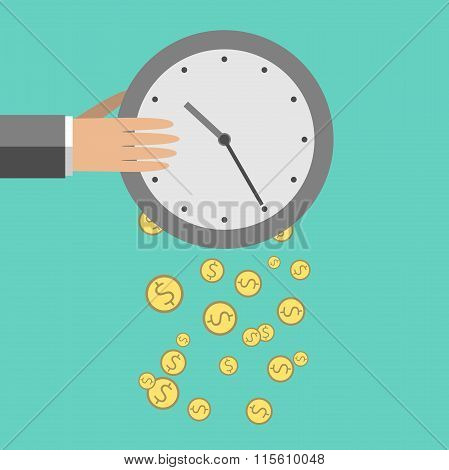 Time Is Money Illustration