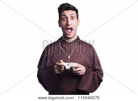 young friar playing