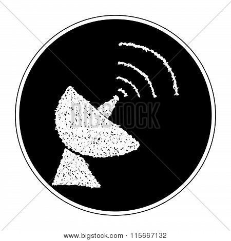 Simple Doodle Of A Satalite Dish