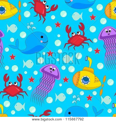Underwater life pattern