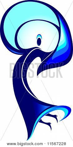 Soyut dans eden kız