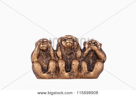 Morality, See no Evil Hear no Evil Speak no Evil, Monkey, Three Objects, Ape