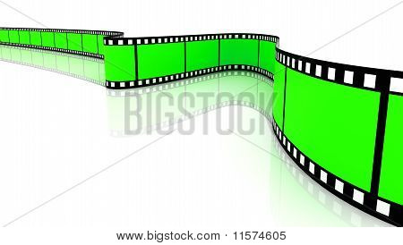 Farvet 3d tom film