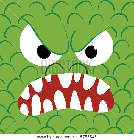 Angry Monster vector