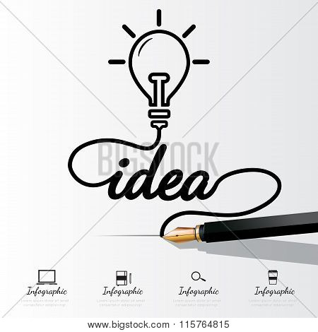 Idea Concept Infographic