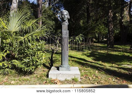 Bust Of Gogol N. In. Sochi, Russia