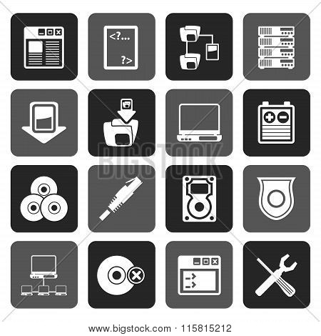 Flat Server Side Computer icons