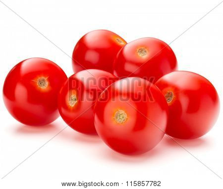 fresh cherry tomato isolated on white background cutout