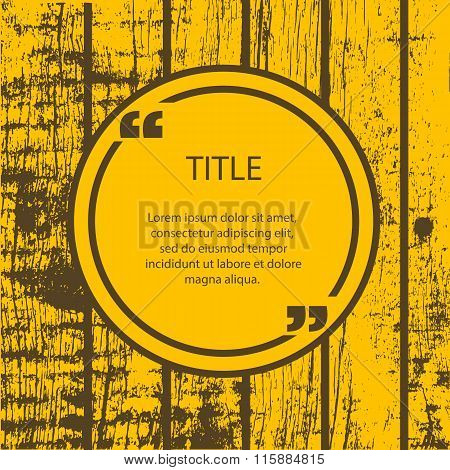 Commas, Note, Message And Comment. Design Element Similar To Quote. Text, Commas, Quote And Note. Mo