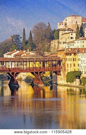 The Ponte Vecchio In Bassano Del Grappa