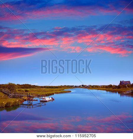 Cape Cod Bumps river near Craigville Beach Massachusetts USA