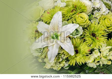 Flower Background For Valentine Day
