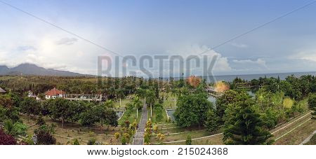 Ujung Water Palace- palace complex in Karangasem Bali Indonesia.