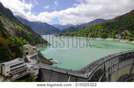 Kurobe Dam In Toyama, Japan
