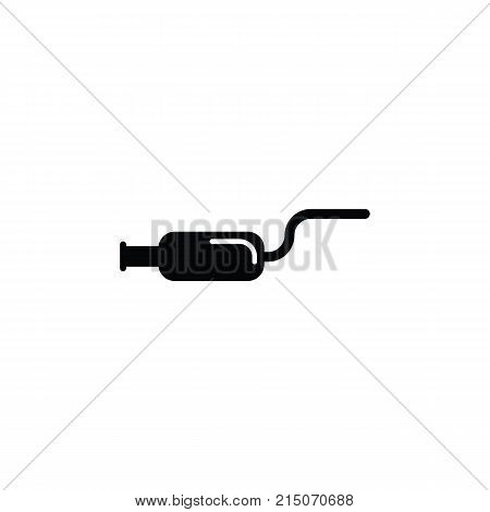 auto Muffer part icon on white background
