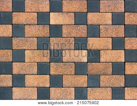 A sample of concrete paving slab for laying tracks.