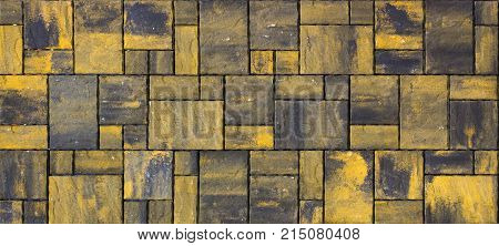 A sample of concrete paving slab for laying tracks.