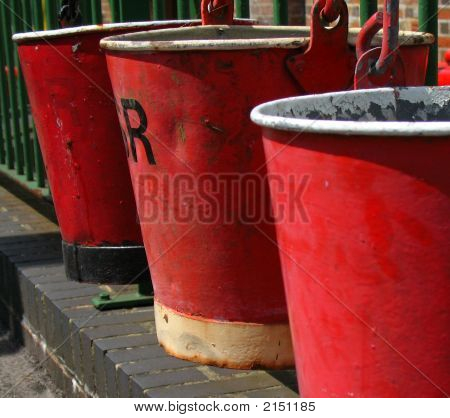 Three Fire Buckets