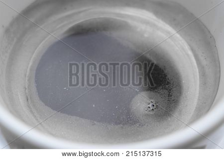 Close-Up Of Hot Refreshing Cup Of Coffee