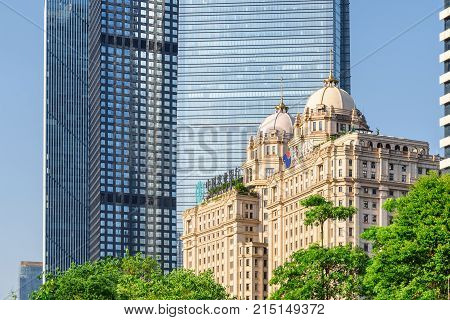 Beautiful View Of The Pearl River Investment Building, Guangzhou