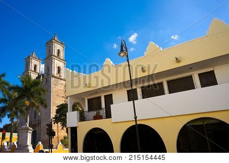 Valladolid San Gervasio church of Yucatan in Mexico