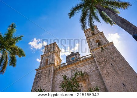 Valladolid San Gervasio church of Yucatan in Mexico
