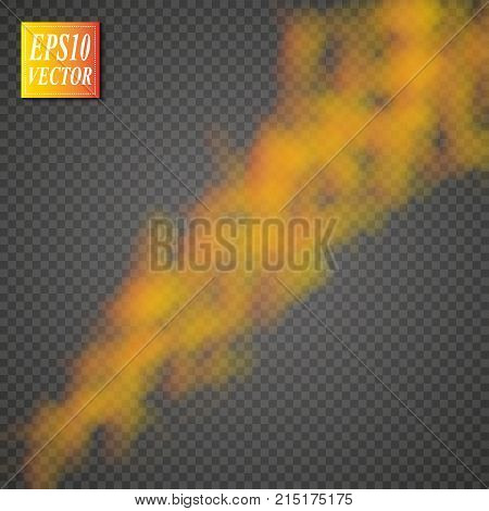 Fog Or Smoke Isolated Transparent Special Effect. White Vector Cloudiness, Mist Or Smog Background. 