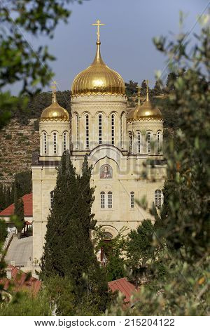 A View Of The Church Of All Saints In The Land Of The Russian People Who Shone On The Territory Of T
