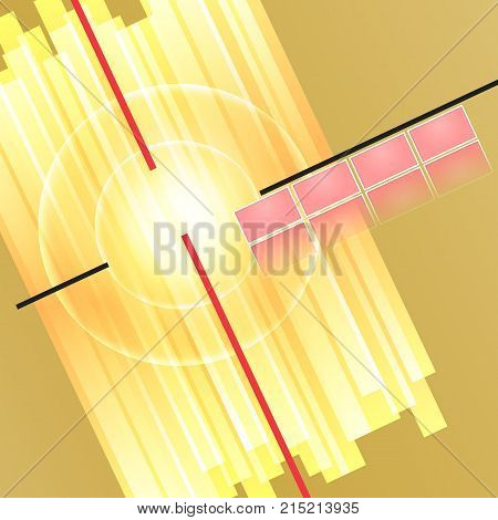 Edges frame Abstract background Laser light multicolored for design Pattern fame with space for text