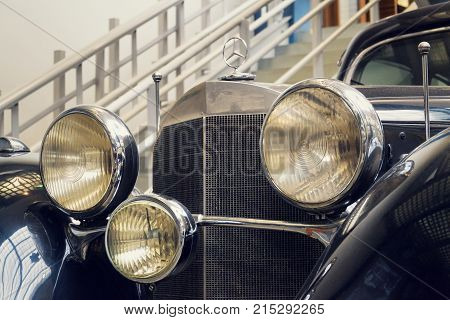 Prague, Czech Republic - November 10: Mercedes Benz 540 K Car From 1939 Used By Ss-obergruppenfuhrer