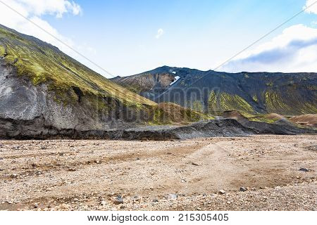 Plateau In Graenagil Canyon In Iceland