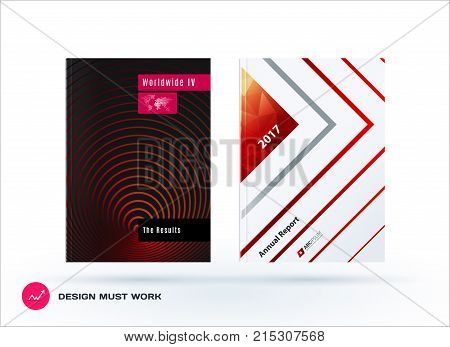 Design of business vector template, brochure, abstract annual report, cover modern layout, flyer in A4 with olourful round circle blend effect, abstract lines for finance, teamwork with background.